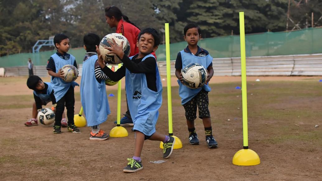 Photo Gallery: Glimpses from the inauguration of a fourth football school in association with DBMS High School