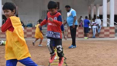 Photo Gallery: Glimpses from the inauguration of a fourth football school in association with DBMS High School