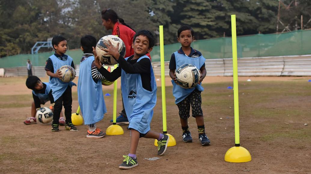 Photo Gallery: Glimpses from the inauguration of a fourth football school in association with DBMS High School Photo Gallery: Glimpses from the inauguration of a fourth football school in association with DBMS High School