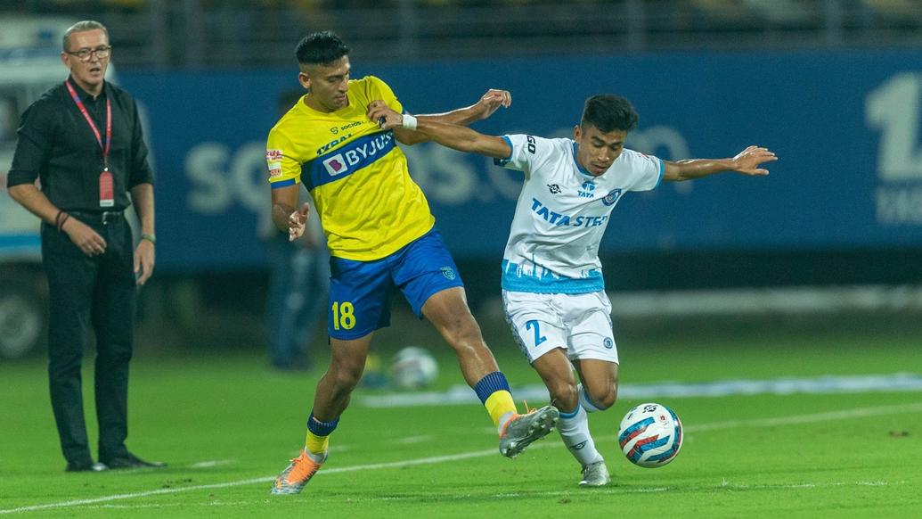 The Men of Steel captured in action from the Jawaharlal Nehru Stadium, Kochi 📸 