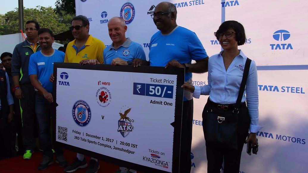 Jamshedpur Fc Launches Ticket Sales At The Jamshedpur Run A Thon Jamshedpur Football Club
