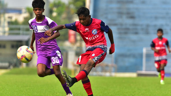 कार्तिक मरांडी के दो गोलों की बदौलत जमशेदपुर FC U14 ने दर्ज की लगातार सातवीं जीत