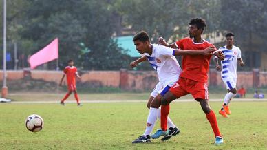 Gallery: Jamshedpur FC U-18 register 1 - 0 win against Sports Hostel Odisha in Tinplate Sports Complex. Gallery: Jamshedpur FC U-18 register 1 - 0 win against Sports Hostel Odisha in Tinplate Sports Complex.