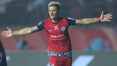 Jamshedpur FC ran riot against Hyderabad FC at the Furnace
