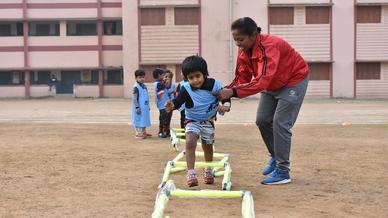 Photo Gallery: Glimpses from the inauguration of a fourth football school in association with DBMS High School