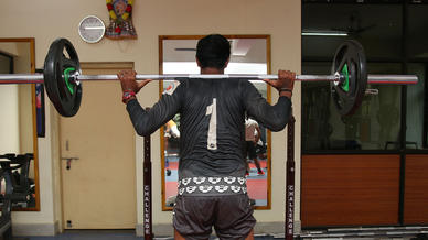 Jamshedpur FC players workout ahead of #JFCvFCG Jamshedpur FC players workout ahead of #JFCvFCG