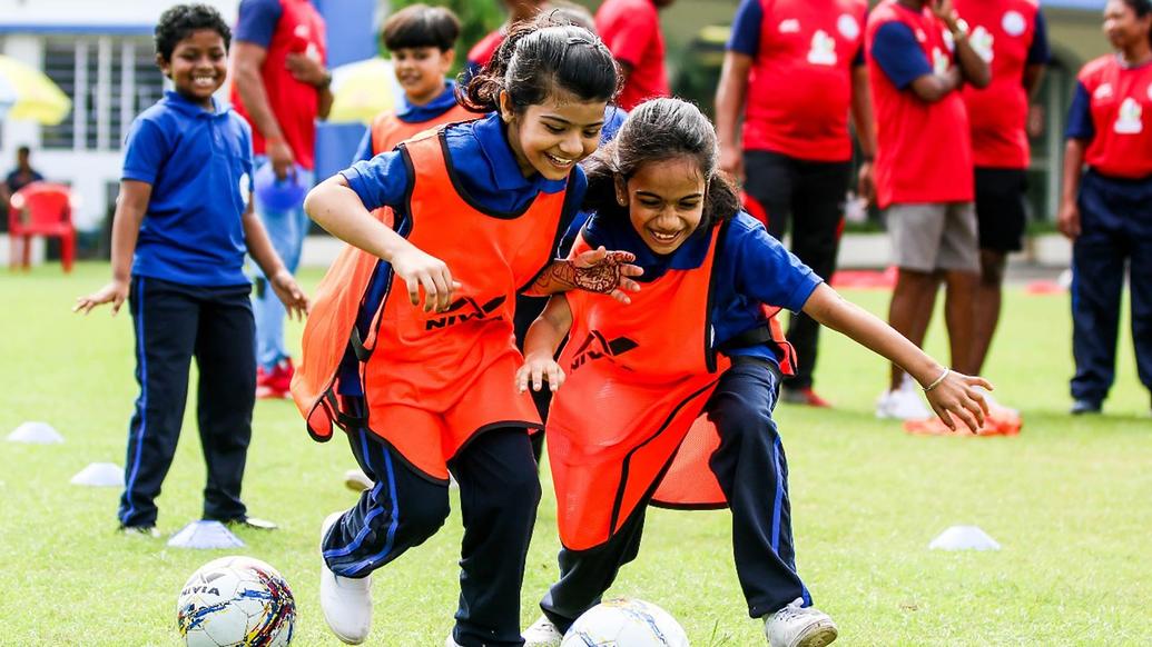 Over 100 kids attend Grassroots Festival integrated with Coaches' Workshop Over 100 kids attend Grassroots Festival integrated with Coaches' Workshop
