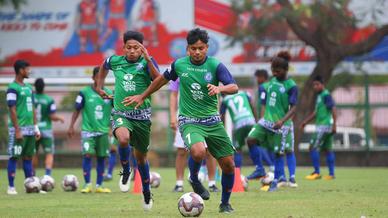 Reserves practice ahead of match with Imphal's Trau FC