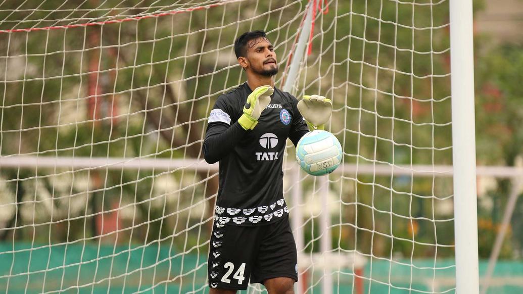 Jamshedpur FC practice ahead of their match with Minerva Punjab FC in the Hero Super Cup