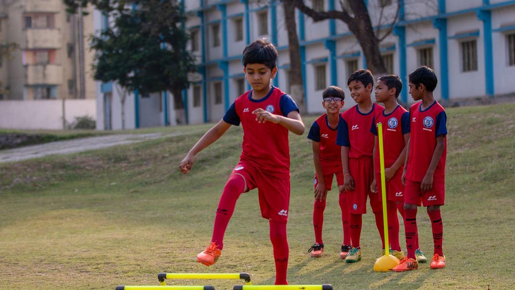 Pablo, Farukh and Augustin visit RVS Academy Football School for knowledge sharing