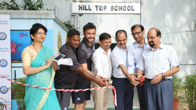 Jamshedpur FC successfully launched its seventh Football School in collaboration with Hill Top School