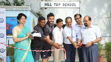 Jamshedpur FC successfully launched its seventh Football School in collaboration with Hill Top School Jamshedpur FC successfully launched its seventh Football School in collaboration with Hill Top School