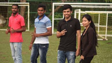 Fans witness team training at Tata Football Academy Fans witness team training at Tata Football Academy