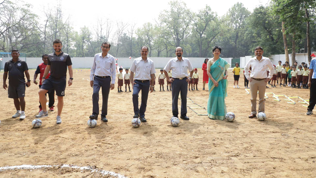Jamshedpur FC successfully launched its seventh Football School in collaboration with Hill Top School Jamshedpur FC successfully launched its seventh Football School in collaboration with Hill Top School