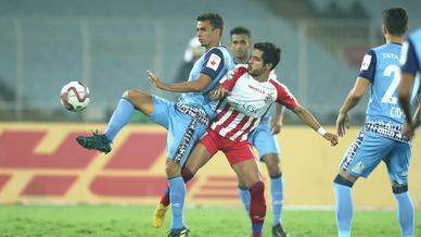 Jamshedpur FC suffer a 2 - 1 loss at the hands of ATK Jamshedpur FC suffer a 2 - 1 loss at the hands of ATK