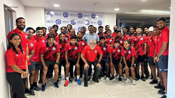  जमशेदपुर FC के कोच ने खेल के नियमों पर वर्कशॉप में लिया हिस्सा