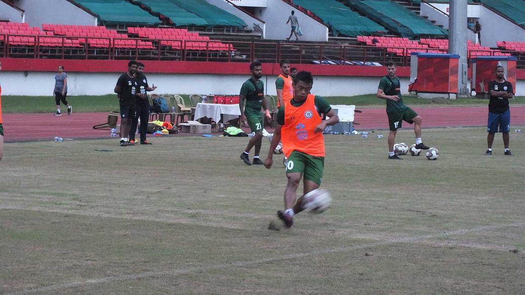 Squad's training session at JRD Tata Sports Complex