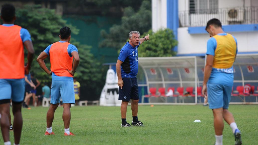Jamshedpur FC squad sweat it out in an intense training session