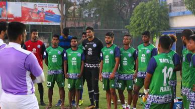 Reserves practice ahead of match with Imphal's Trau FC