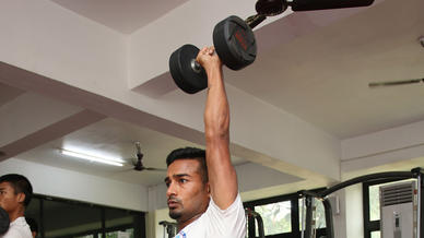 Jamshedpur FC players workout ahead of #JFCvFCG Jamshedpur FC players workout ahead of #JFCvFCG
