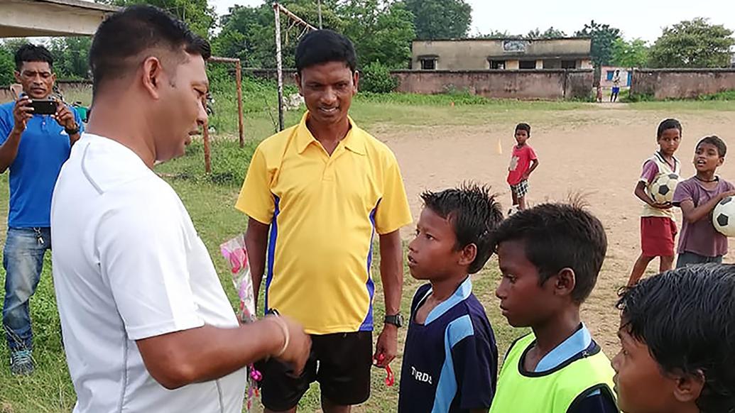 Mr. Kundan Chandra's visit to TSRDS Center in Chanpi, Potka.