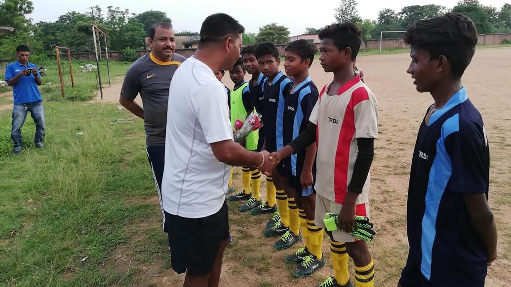 Mr. Kundan Chandra's visit to TSRDS Center in Chanpi, Potka.