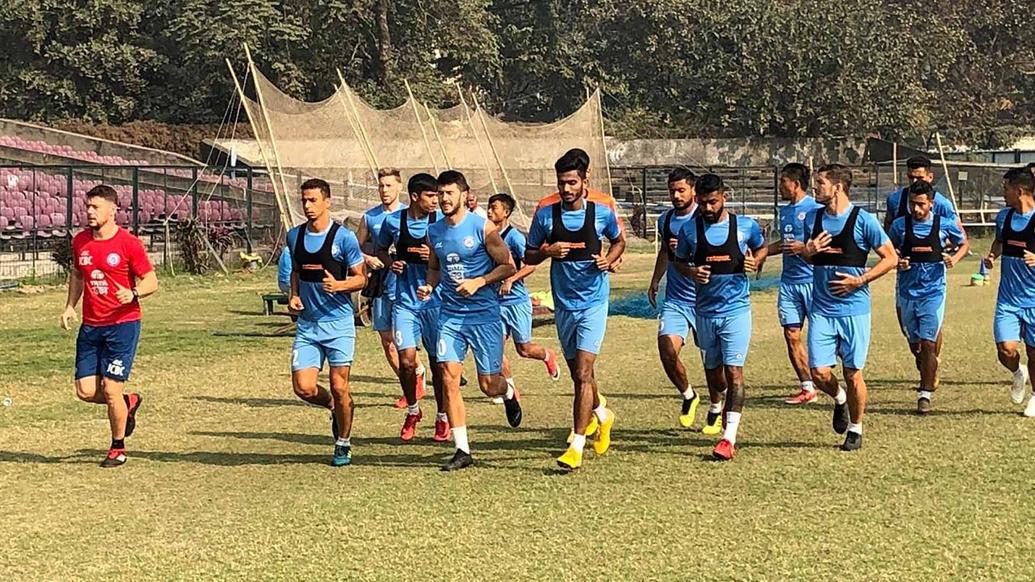 Jamshedpur FC squad have reached Kolkata and are preparing for the clash on Sunday