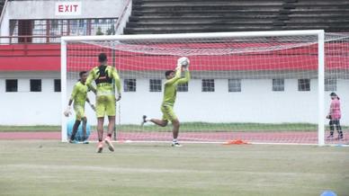 Squad's training session at JRD Tata Sports Complex