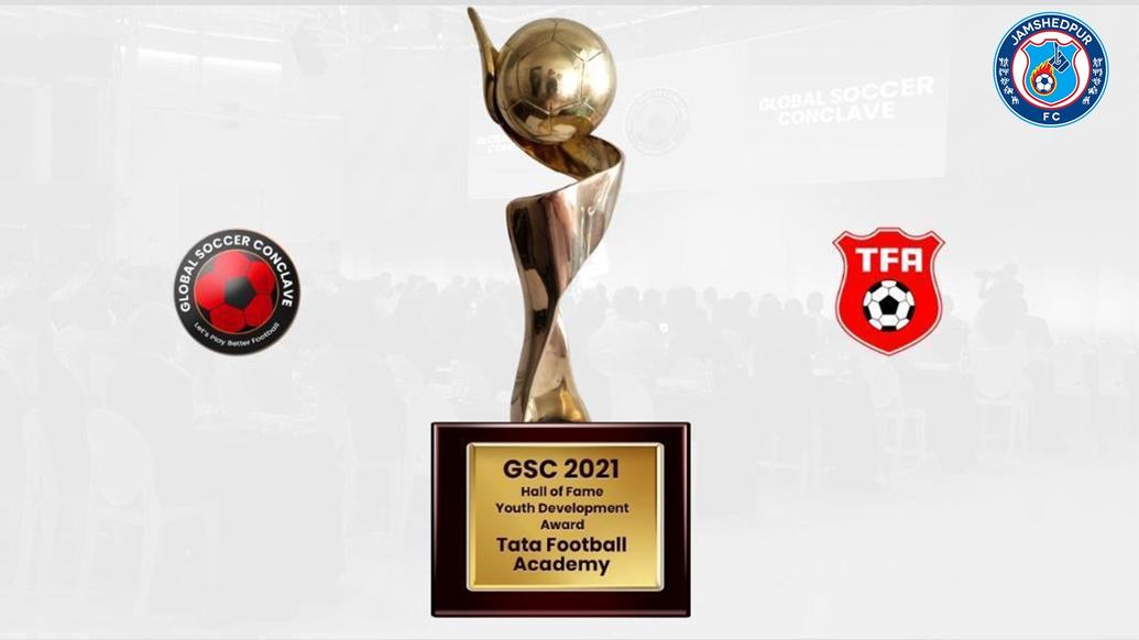 Tata Football Academy (TFA) awarded “The Hall of Fame – Youth Development Award” by Global Soccer Conclave