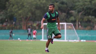 Jamshedpur FC practice ahead of their match with Minerva Punjab FC in the Hero Super Cup Jamshedpur FC practice ahead of their match with Minerva Punjab FC in the Hero Super Cup