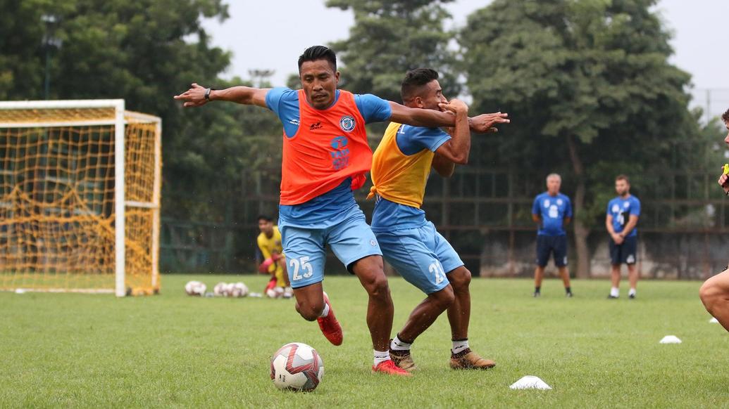 Jamshedpur FC squad sweat it out in an intense training session