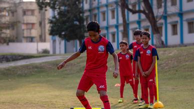 Pablo, Farukh and Augustin visit RVS Academy Football School for knowledge sharing