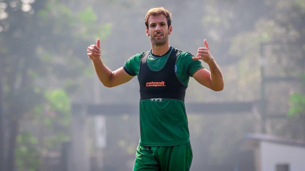 Jamshedpur FC players hustle it out in training Jamshedpur FC players hustle it out in training