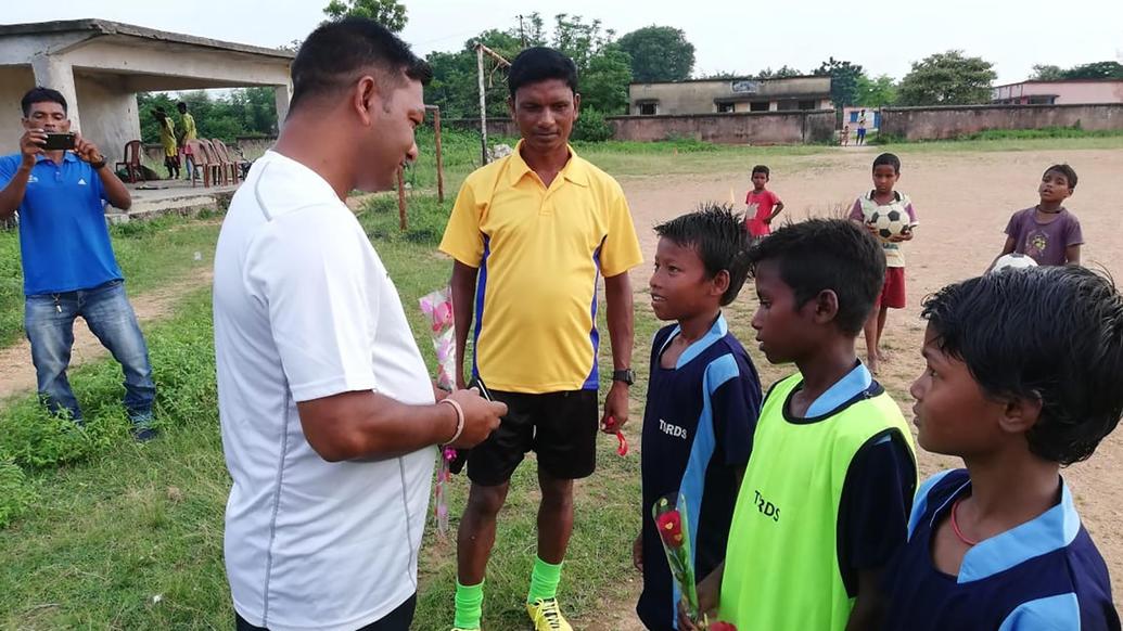 Mr. Kundan Chandra's visit to TSRDS Center in Chanpi, Potka.