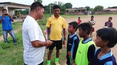 Mr. Kundan Chandra's visit to TSRDS Center in Chanpi, Potka.