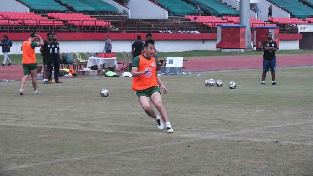 Squad's training session at JRD Tata Sports Complex