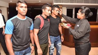 Players given a grand welcome at The Sonnet Hotel Players given a grand welcome at The Sonnet Hotel