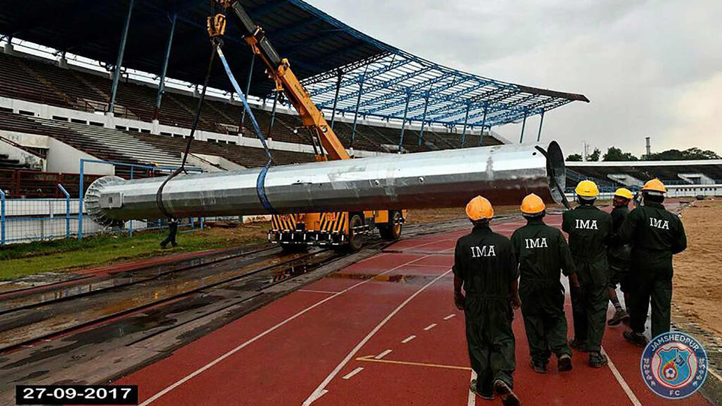 JRD Tata Sports Complex getting game ready for the ISL JRD Tata Sports Complex getting game ready for the ISL