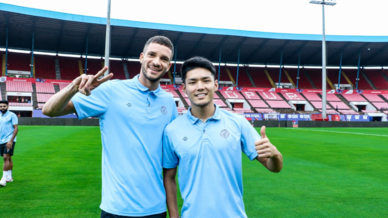 Jamshedpur FC's Squad Makes Their First Visit of the Season to The Furnace