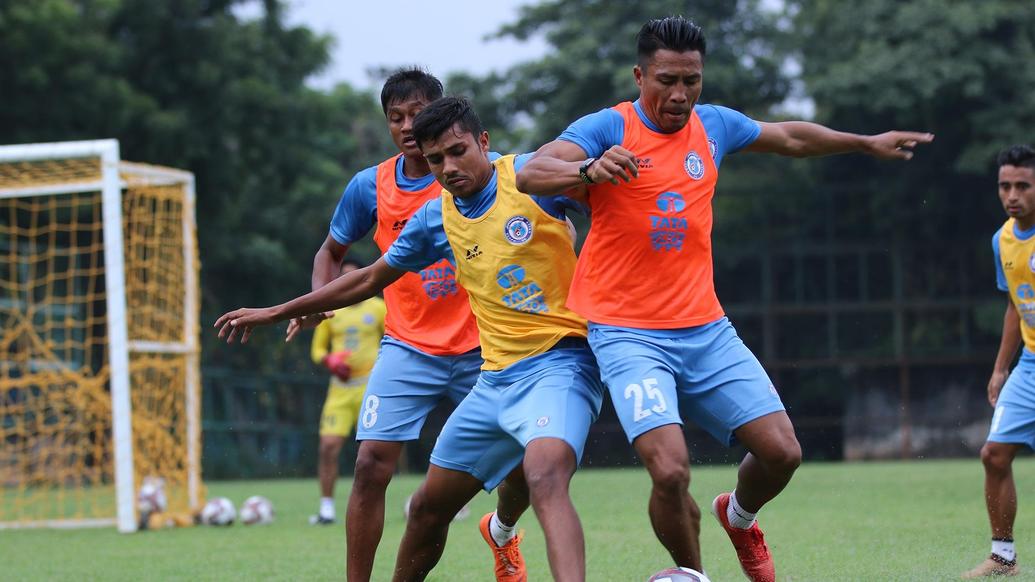Jamshedpur FC squad sweat it out in an intense training session