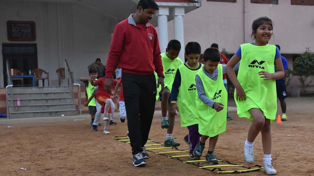 Photo Gallery: Glimpses from the inauguration of a fourth football school in association with DBMS High School Photo Gallery: Glimpses from the inauguration of a fourth football school in association with DBMS High School