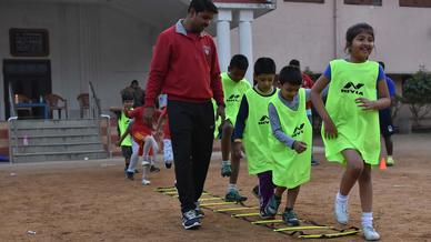 Photo Gallery: Glimpses from the inauguration of a fourth football school in association with DBMS High School Photo Gallery: Glimpses from the inauguration of a fourth football school in association with DBMS High School
