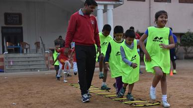 Photo Gallery: Glimpses from the inauguration of a fourth football school in association with DBMS High School