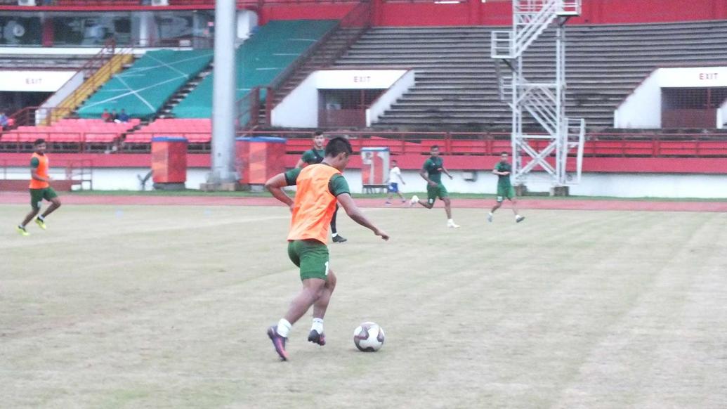 Squad's training session at JRD Tata Sports Complex