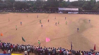 Two-day football tournament in Rajnagar receives massive turnout