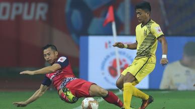 Jamshedpur FC ran riot against Hyderabad FC at the Furnace