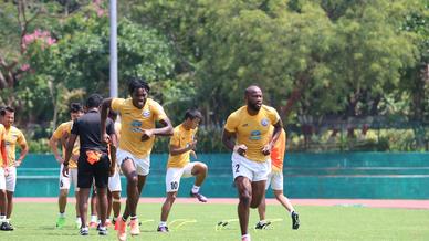 Jamshedpur FC's final training session ahead of #JFCvFCG Jamshedpur FC's final training session ahead of #JFCvFCG