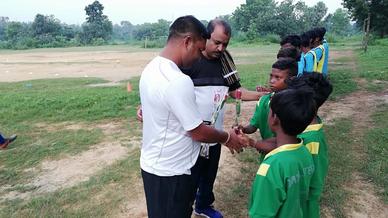 Mr. Kundan Chandra visits Simuldanga's TSRDS center