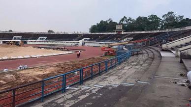 JRD Tata Sports Complex prepares for ISL 2017-18 JRD Tata Sports Complex prepares for ISL 2017-18