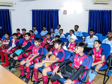 JFC U10 Advance Training Players Learn Importance of Safe Play in Soccer Safety Equipment Workshop